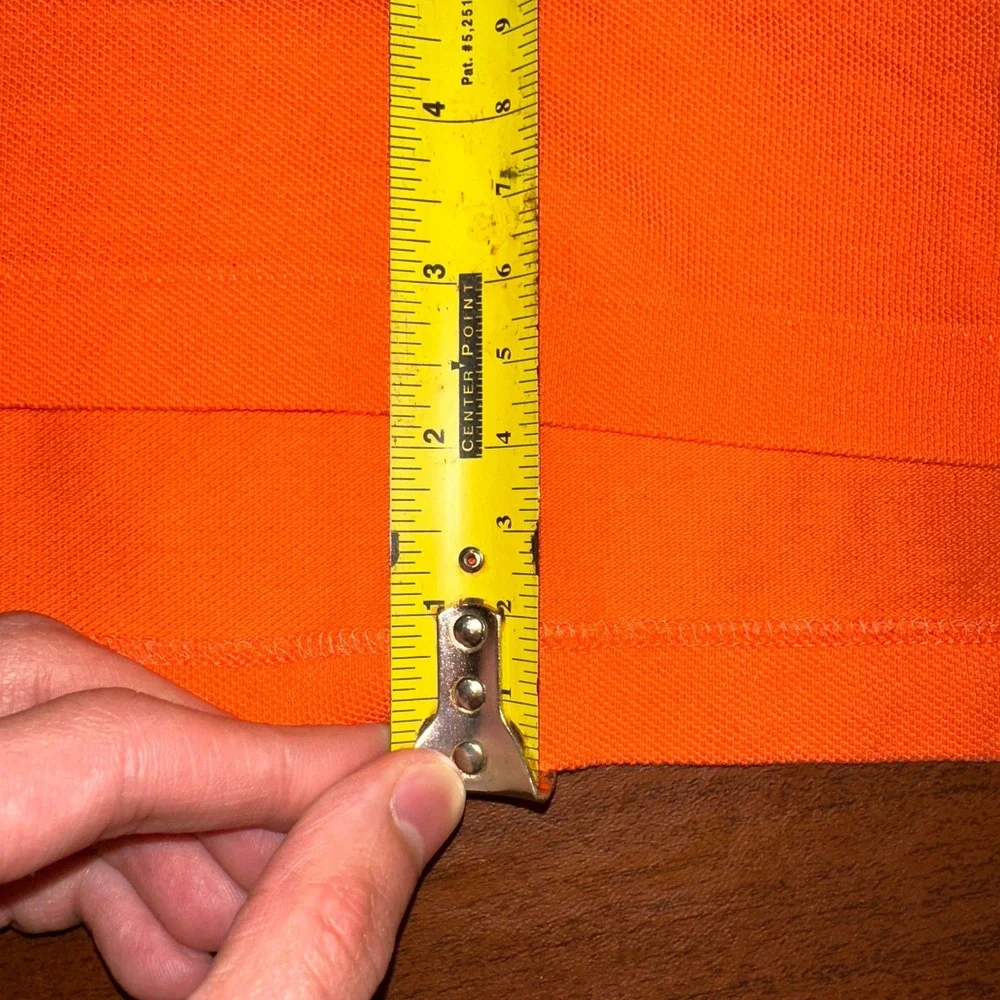Polo Ralph Lauren Mens Orange Yacht Club 1st Class Nautical Polo Shirt Large NWT